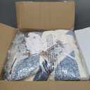 Bright Star Patchwork 3-Piece Quilt Set - Lightweight Coverlet Set, Floral Quilted Bedding Set with 2 Shams, All Seasons, King Size, Blue