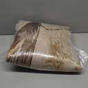 Brown Texas Star Country Round Rug 5ft Washable Circle Kitchen Rugs Non Slip Western Stars Retro Large Area Rug Indoor Floor Carpet for Bedroom Living Room Home Office Dining Room Nursery (Light Brown Tan Brown)