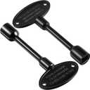Tondiamo 2 Pcs Universal 3-Inch Gas Valve Key Fireplace Key for Gas Fire Pits Polished Brass Replacement for Outdoor Fireplace Fits Both 1/4-in and 5/16-inch Turn Ball(Black)