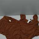 Women Square Neck Lantern Mesh Ruched Bodycon Clubwear Mini Dress Size L