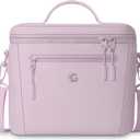 Insulated Lunch Box Bag Women Girls - Waterproof Leakproof Lightweight Reusable Cooler for School Work Picnic - Back to School (Small 8L, Purple)