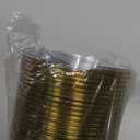 Gold Plastic Cups, 200 Cups