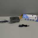 LED Desk Lamp with USB Ports,Touch Desk Lamps for Home Office with 5 Color Modes,3 Brightness Desk Light with Small Night Light,Reading Lamp Table Lamp for Bedroom Bedside Study Black with adapter