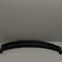 Single Trailer Leaf Spring 4 Leaf Double Eye 1750 lbs Cap for 3500 lbs Axle Suspension & U-Bolt kit, 25-1/4" Length fits for SW4B - Set 2