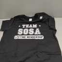 Team Sosa Lifetime Membership Funny Family Last Name T-Shirt, XL