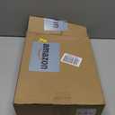 Jinei 100 Pcs 9 oz Christmas Disposable Paper Cups White and Red Plaid Cups Christmas Party Supplies for Coffee Cold Hot Drinks Birthday(Red, White)