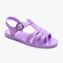 Toddler Sandals Jelly Shoes Girls Unisex Boy Flat Retro Slides Clear Kids Water Slippers Slingback Summer Beach Size 8 Adjustable Buckle Glitter Dress Soft
