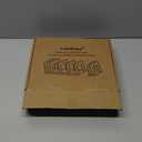 Adjustable Vertical File Sorter Sturdy Plastic Expandable Upright File Holder, Desktop Binder Organizer, School Office File Organizer Bookshelf Divider, Assemble Easily Endlessly, Black (6-Parts)