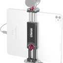 U-pad III Aluminum iPad Tripod Adapter - 7.9-12.9in Metal Mount w Cold Shoe & Acra Swiss QR Mount for iPad, iPhone & Air