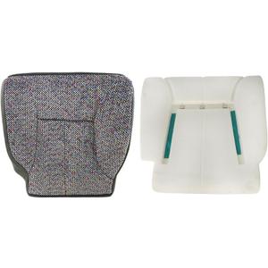 SecosAutoparts Driver Bottom and Foam Cushion Replacement Seat Cover Fabric Cloth Compatible with Dodge Ram 1500 2500 3500 4500 5500 1998 1999 2000 2001 2002