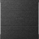 Amazon Kindle Scribe Fabric Folio Cover with Magnetic Attach, Sleek Protective Case - Black