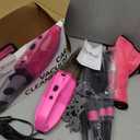 ThinkLearn Car Cleaning Kit, Car Vacuum Detailing Kit Interior with High Power Handheld Vacuum, Including 7Pcs Detailing Brush Set, Windshield Cleaner, Pink Car Accessories for Women