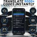 BlueDriver Bluetooth Pro OBDII Scan Tool for iPhone & Android - No Subscription Fee - OBD2 Car Scanner and Code Reader - Diagnose Check Engine, ABS, SRS, Airbag & 7000+ Issues on Vehicles 1996+