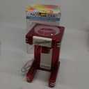 Nostalgia Snow Cone Shaved Ice Machine - Makes 20 Icy Treats - Includes 1 Reusable Plastic Cup - Retro Red