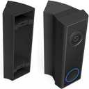 Mars Outpost No-Drill Corner Mount Compatible with Eufy C30 C31 Doorbell No Drilling Corner Wedge Mount, 45 Degree Bracket Adhesive or Screw Mounting Made in UK