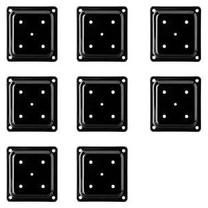 Generic 8 Wood Post Plate Connector,Deck Porch Railing Support Base, 4"" x 4"" Wood Fence Post Anchor BaseDeck Porch Railing Support Basewe Offer 64 Screws as a Gift.