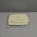 Fcteap Pencil Case Pouch Box Cute Kawaii Large Capacity Aesthetic Zipper Pen Holder Organizer Bag for Office Workspace Supplies Desk Accessories Travel (Off-White)