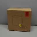 IEEK Plastic Trash Can with Press Top Lid,3.2 Gallon /12 Liter Garbage Can,Black Modern Waste Basket Thin Trash Cans for Bathroom,Kitchen,Living Room,Office and Narrow Spaces