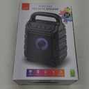 iLive Electronics ISB199B Wireless Tailgate Party Speaker, with LED Light Effects and Built-in Rechargeable Battery, Black