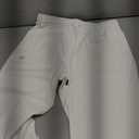FOGFIRE Mens Fleece Lined Joggers with Zipper Pockets, Water Resistant Winter Sweatpants for Hiking, Running, Gym White Medium
