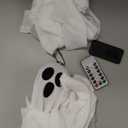 Halloween Hanging Ghost Lights with Remote Control  Floating Ghost Decorations with Timer, 8 Lighting Modes, Battery Operated for Scary Halloween Decor Indoor Outdoor (2-Pack)