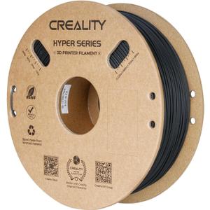 Creality 3D Printer Filament PLA Carbon Fiber Filament 1.75mm for K1C, Hyper PLA-CF for High Speed 50-300mm/s, 1kg(2.2lbs)/Spool, Dimensional Accuracy +/- 0.03 mm (Black)