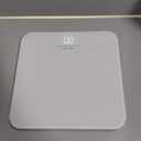 Bathroom Scale for Body Weight, Highly Accurate Digital Weighing Machine for People, Upgraded Batteries Included, Compact Size, LED Display, Physician Scale with Sturdy Tempered Glass, 400lb (White)