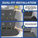 Michelin Vehicle Mats for 2021-2026 Kia Sorento, Backrest Mat&Cargo Liner
Fit 6&7 Seat/Gas & Hybrid & PHEV, All-Weather TPE Custom Fit Backrest/Trunk Liner, Non Slip Heavy Duty Cargo Mat Accessories