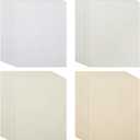 100 Pcs 45 lb Parchment Paper for Printing and Writing 8.5 x 11 Inch Linen Printer Friendly Computer Paper for Letters Invitations Resume Greeting Card Business or Personal Use Stationary