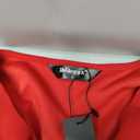 Allegra K Women's Shrug with Lace Sleeve Open Front Formal Jacket for Evening Dresses (Red, L)