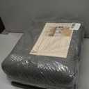 YDKGL Front Door Mat 2'x3', Jute Like Non-Slip Indoor Mat Entrance, Woven Washable Doormat for Front Indoor Entryway, Grey