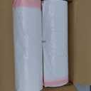 BEIDOU-PAC 39 Gallon Lawn & Leaf Drawstring Trash Bags, 50 Count | Heavy Duty | White | Unscented Can Liners