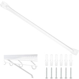 16 Inch Support Brackets for Wire Shelving Wire Bracket Shelf Set Closet Shelf Brackets with Anchors and Pins for Installation Wardrobe Wall Shelving Support Closet