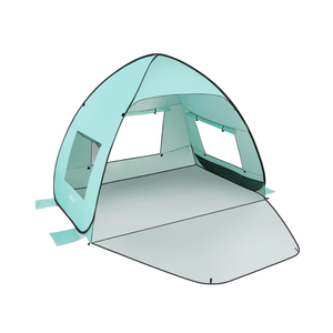 TOBTOS UPF 50+ Pop Up Beach Tent, Easy Set Up Beach Umbrella, Sun Shelter for 2-3 People UV Protection Portable Sunshade, Baby Canopy Cabana, Lightweight with Carry Bag