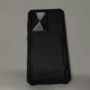 ATATOO for Samsung Galaxy S24 Case Wallet, Built-in Card Holder(Store 4-5 Cards) & Slide Camera Cover & Kickstand, Military Grade Protection, Rugged Silicone Case for Galaxy S24 6.2" 2024, Black