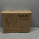 Sangohe Shower Chair, Heavy Duty Shower Seat with Back, Arms, Adjustable Height, Ideal for Bathtub, Handicap, Elderly, 796C