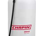 Chapin 20543: Made in The USA 3-Gallon Lawn, Garden and Multi-Purpose Poly Pressure Pump Tank Sprayer, Foaming and Adjustable Nozzles, Fertilizers, Weeds, Pests and Insect Control, Translucent White