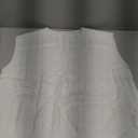 Locachy Women's Vintage Loose V Neck Sleeveless Cable Knit Preppy Style Pullover Sweater Vest White, Size Small
