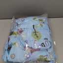 Lomgwumy High Chair Pad,high Chair Cover/seat Cushion, Light and Breathable, Soft and Comfortable, Cute Pattern, Suitable for Most High Chairs, Baby Dining Chairs (Animal Pattern on Blue Background)