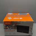 COMMERCIAL CHEF 0.6 Cubic Foot Microwave with 6 Power Levels, Small Microwave with Push Button Door, 700W Countertop with 30 Minute Timer and Mechanical Dial Controls, White