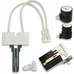 [2026 Upgraded] BlueStars Dryer Repair Kit 338906 Gas Dryer Flame Sensor & 279311 Igniter & 279834 Gas Valve Solenoid Coils - For Whirlpool Kenmore Maytag - Replaces WP338906 AP3094251 PS334310