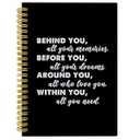 BESERH Inspirational Graduation Gifts for Her Him 2024, Behind You All Your Memories Graduation Notebook Journal, Graduate Gifts, Spiral Notebook 5.5x8.3 with 164 Pages