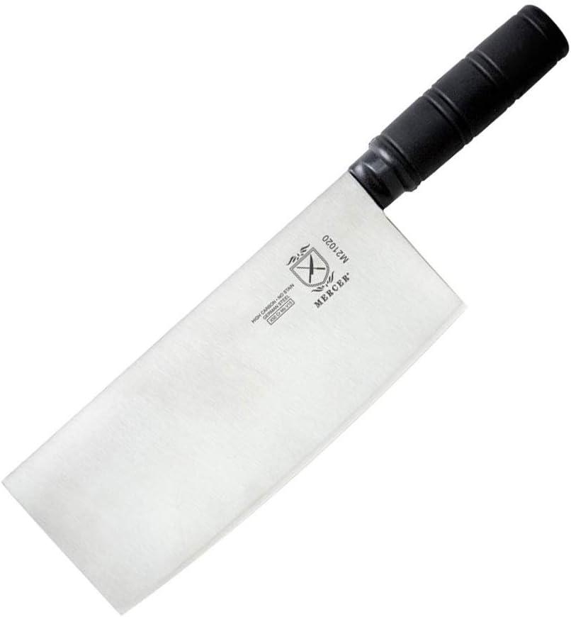 Mercer Culinary Asian Collection Chinese Chef's Knife with Santoprene Handle (8-Inch)