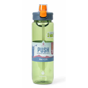 Manna Push Water Bottle, Green 39oz