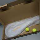 MBFISH Tennis Racket - Super Value Set with Pre-Strung, Comfortable Handle, 27'' Tennis Racquet for Adults, Natural Series Includes 3 Tennis Balls, 2 Overgrips and 1 Tennis Bag