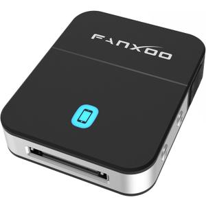 Fanxoo DockPro 30 pin Bluetooth 5.3 Adapter for Bose Sounddock 30 pin to Lightning Bluetooth Adapter Compatible for iPhone iPod Docking Station (Black)