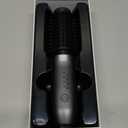 Youbella Cordless Hair Curling Iron Brush, Mini Travel Hot Straightener Comb, 3-In-1 Portable Wave Curling Wand, 1.5″ Ionic Heated Brush, USB Rechargeable Hair Curler, All Black –No Automatic Rotation