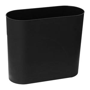  
HMQCI Plastic Rectangular Small Trash Can Wastebasket, 3 Gallons, Garbage Container Bin (Black, 5.9"/12.6"/10.6")