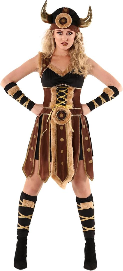 Morph Viking Warrior Costume - Women's Viking Outfit (Medium)