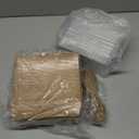 NPLUX Charcuterie Boxes with Clear Lids Mini Dessert Bakery Boxes Disposable To Go Food Containers for Cookie Cake Slice Sushi Strawberry 7.48x3.35x2.5INCH(50 Pack, Brown)